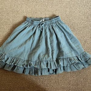 H & M ruffle mini skirt